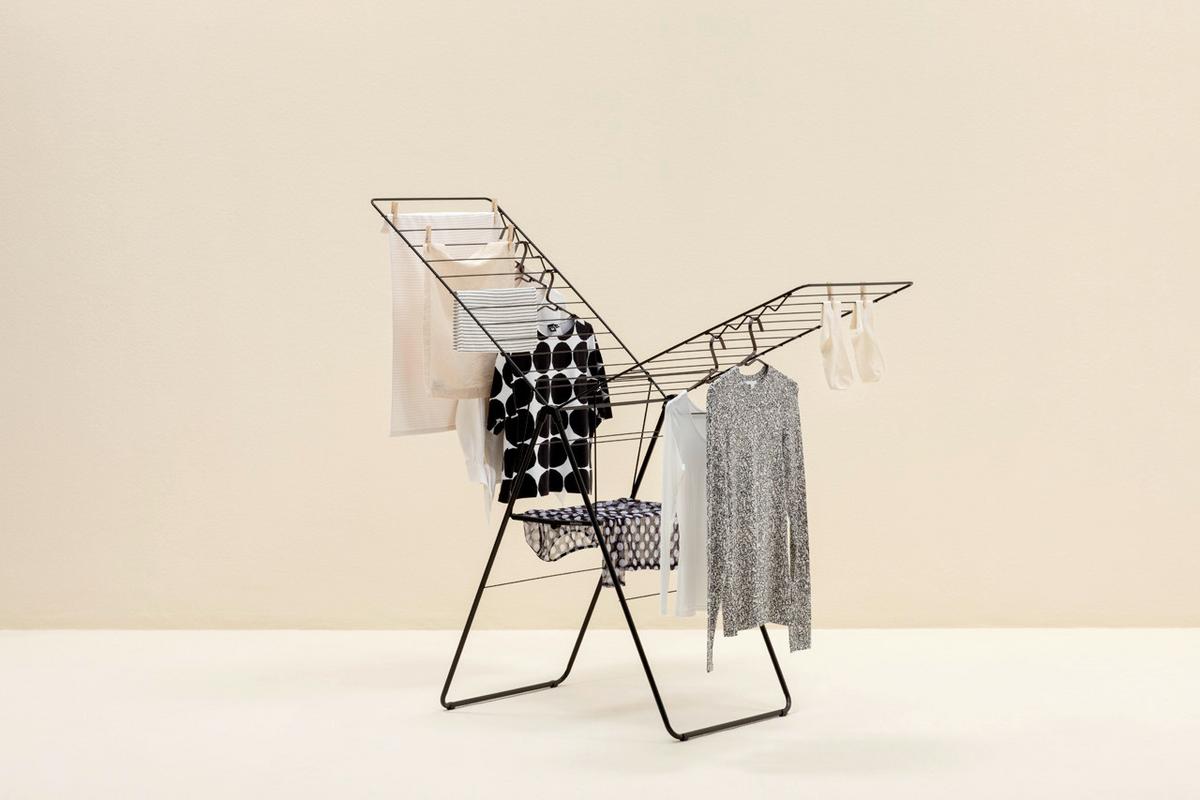 SUSZARKA STOJĄCA 403460 - czarny, Basics, metal (59.2/98.4/5cm) - Brabantia