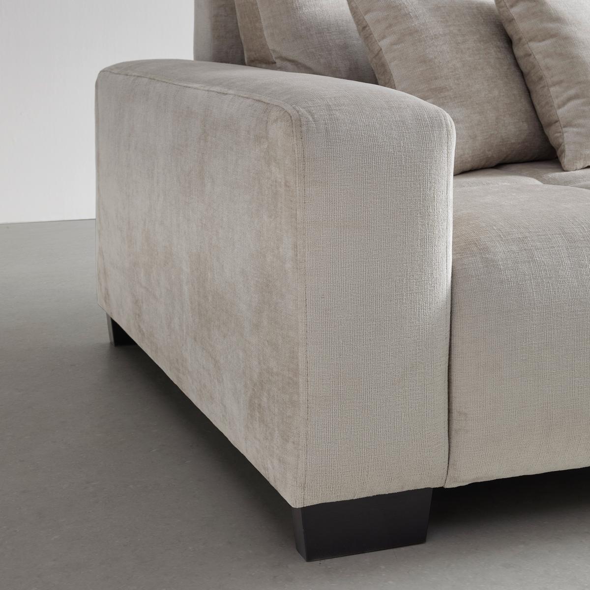 Mega Sofa Matteo - bež/crna, Moderno, drvo (246/93/124cm) - Mömax