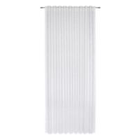 Končana Zavesa Esther - srebrne barve/bela, Romantika, tekstil (135/245cm) - Modern Living