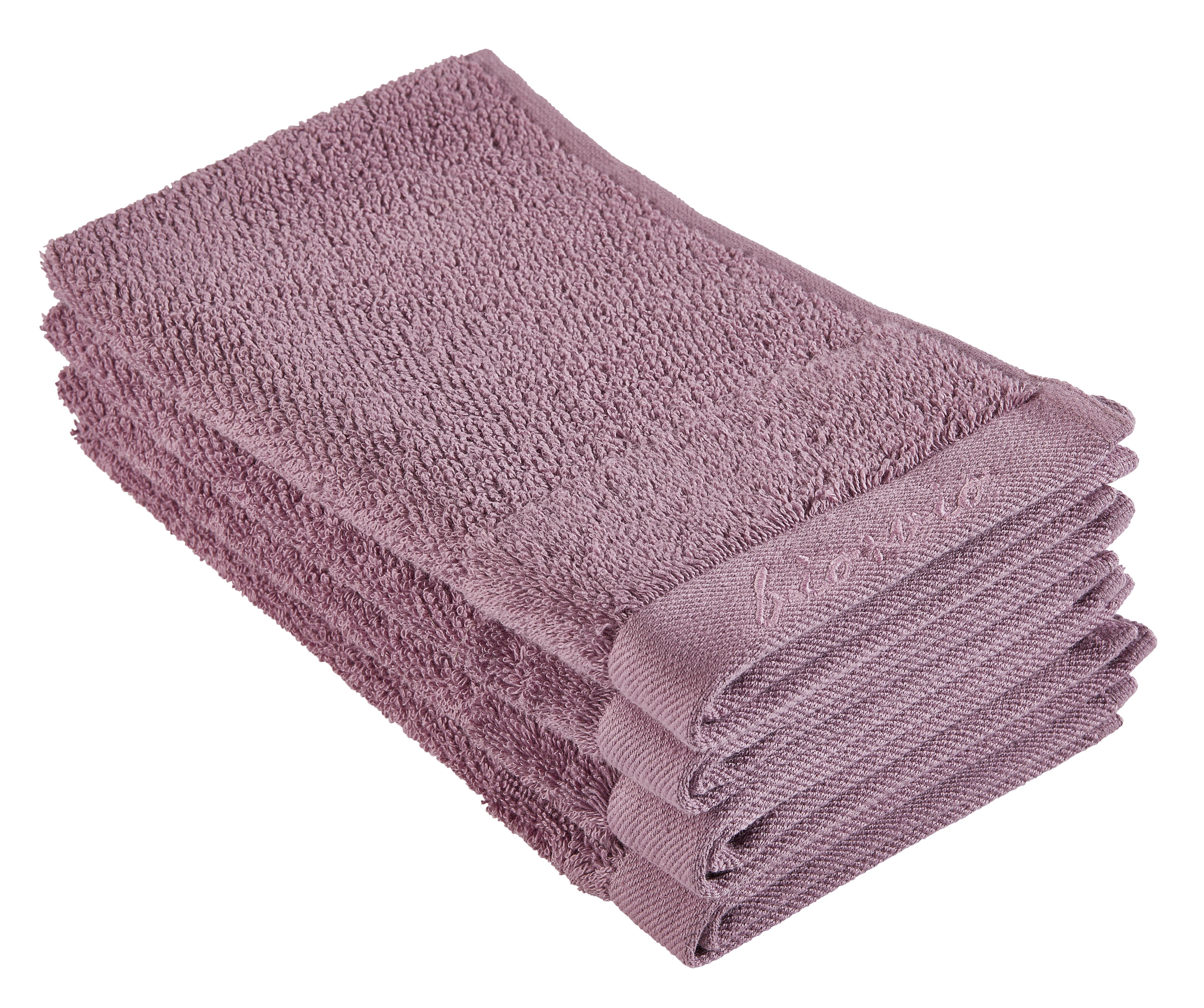 RĘCZNIK DLA GOŚCI BONITA - fiolet, Basics, tkanina (30/50cm) - Bio:Vio