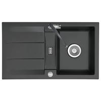 Spüle GENEA87 - Grau, Keramik (87/51cm) - Systemceram
