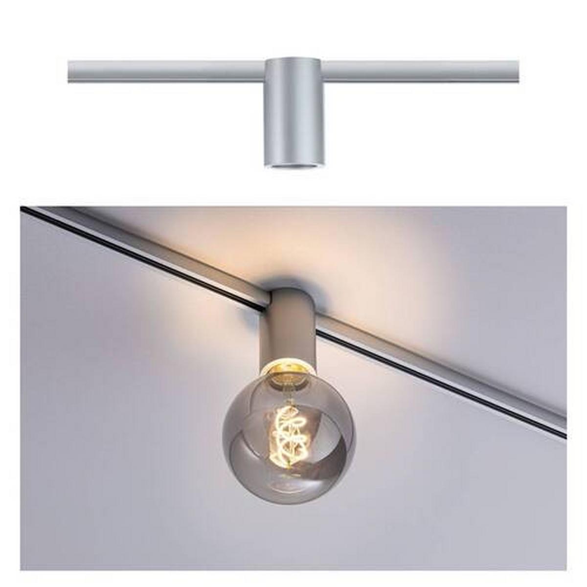 Schienensystem-Hängeleuchte Ceiling Socket max. 20 Watt - Chromfarben, Basics, Metall (5,5/9,6cm) - Paulmann
