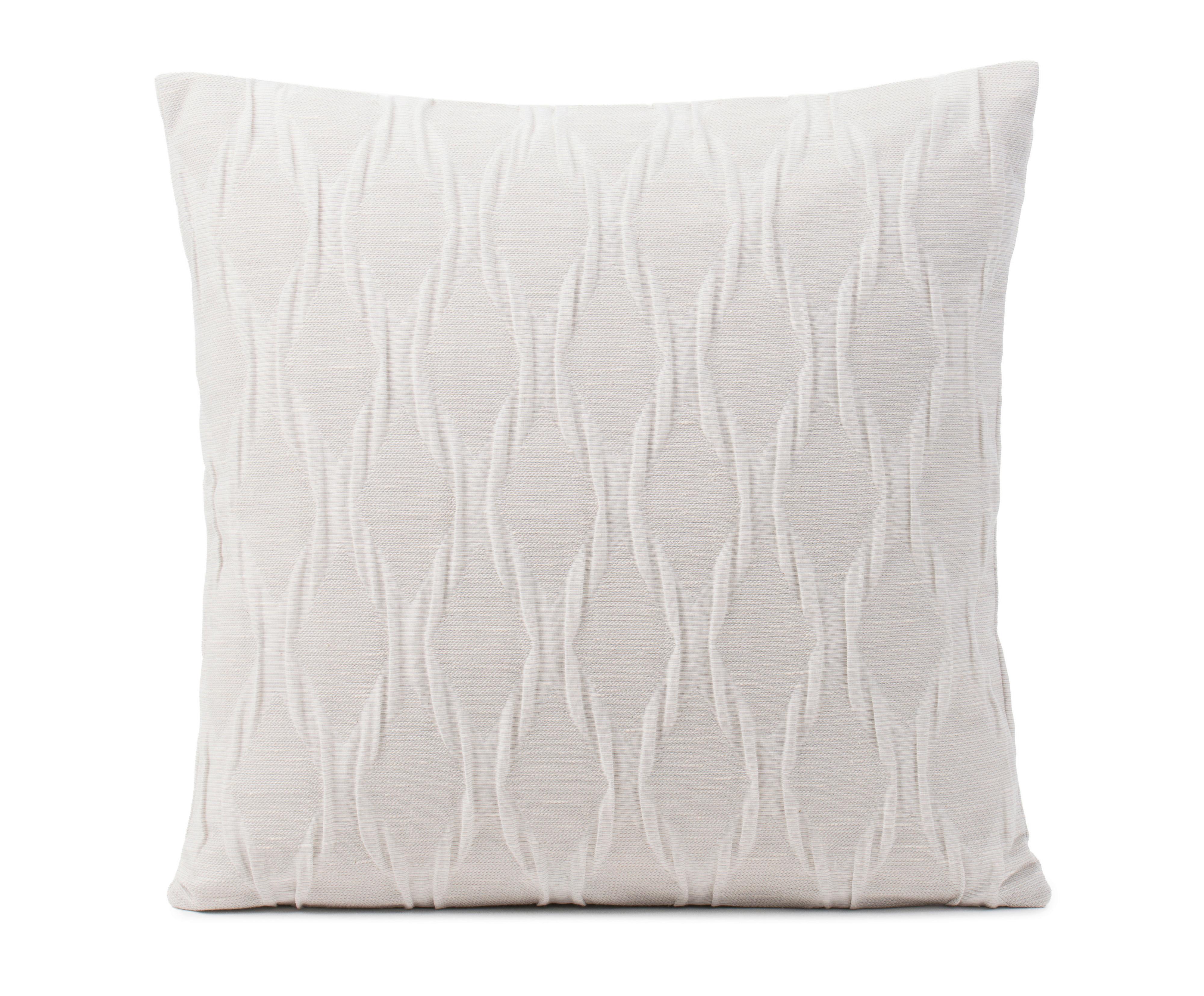 POSZWA NA PODUSZKĘ CALIDO - kolor srebrny, Basics, tworzywo sztuczne/tkanina (50/50cm) - Dieter Knoll