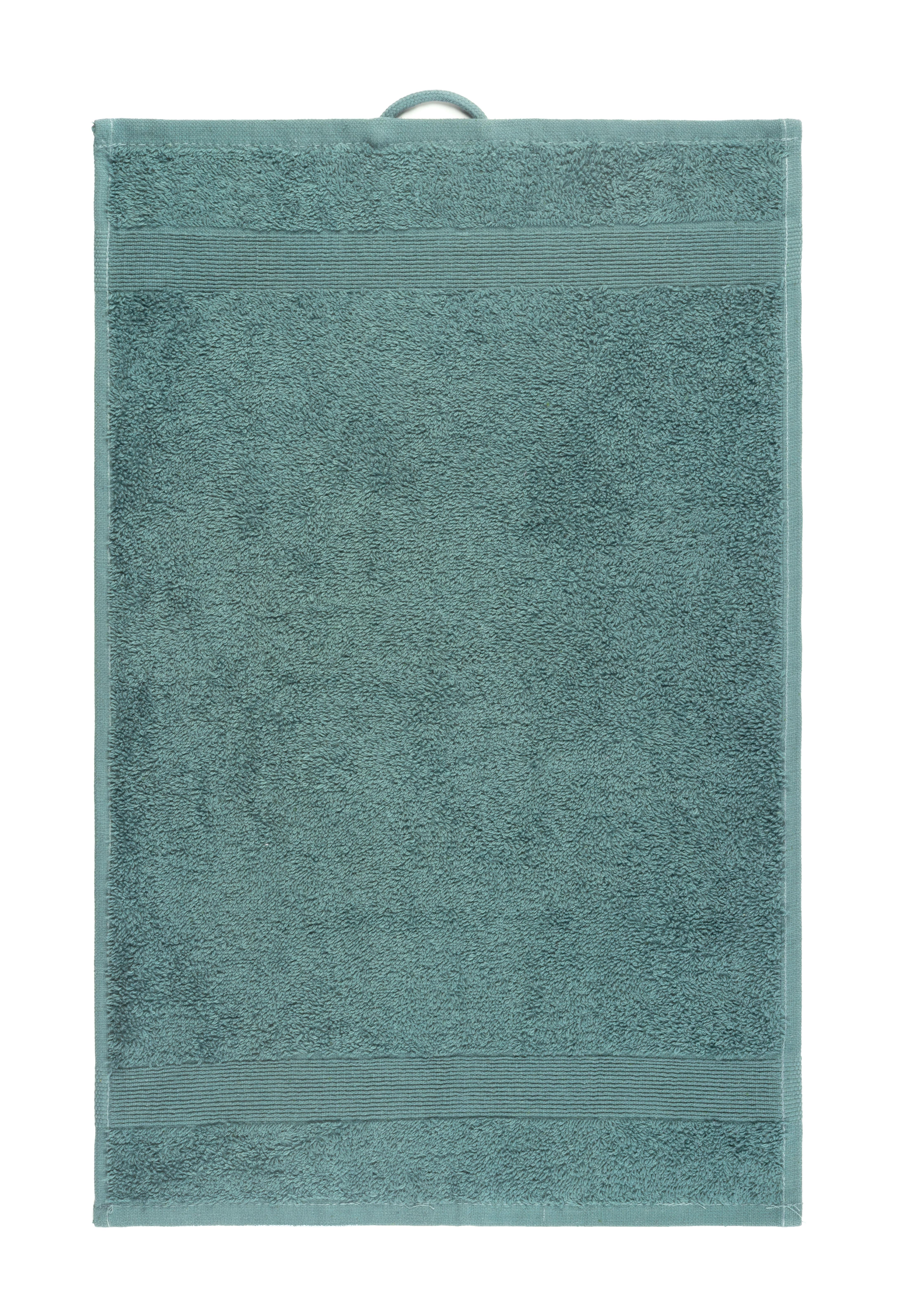 Gästehandtuch Silke Mintgrün ca. 30x50cm 2er Set - Mintgrün, Textil (30/50cm)