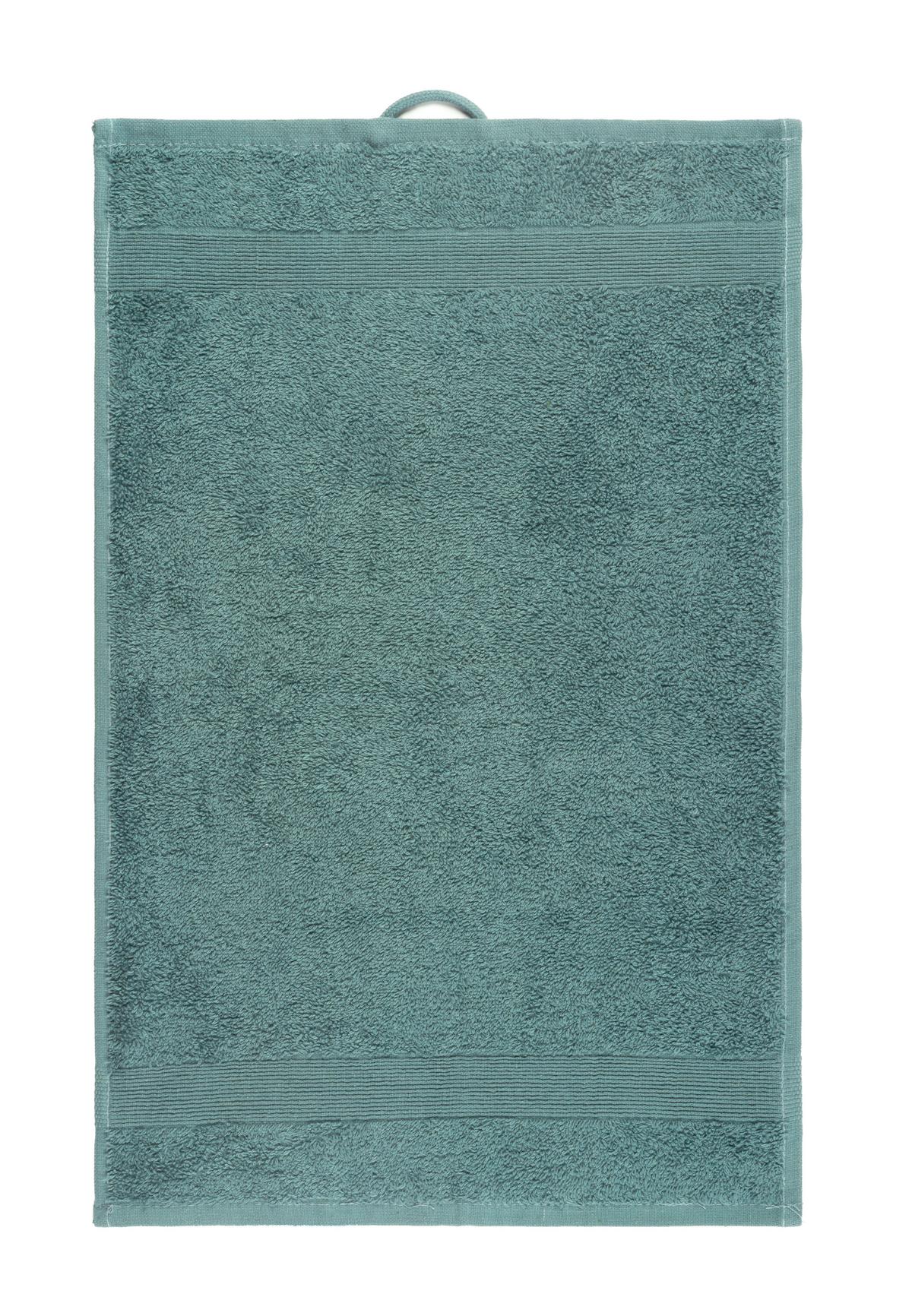 Gästehandtuch Silke Mintgrün ca. 30x50cm 2er Set - Mintgrün, Textil (30/50cm)