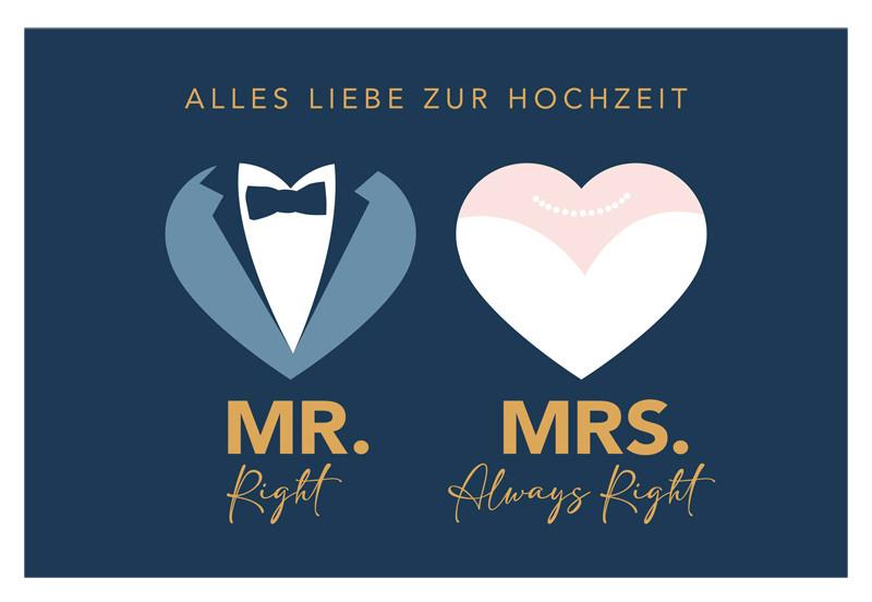 Klappkarte Kupfergold Multicolor - Basics, Papier (18/13cm)