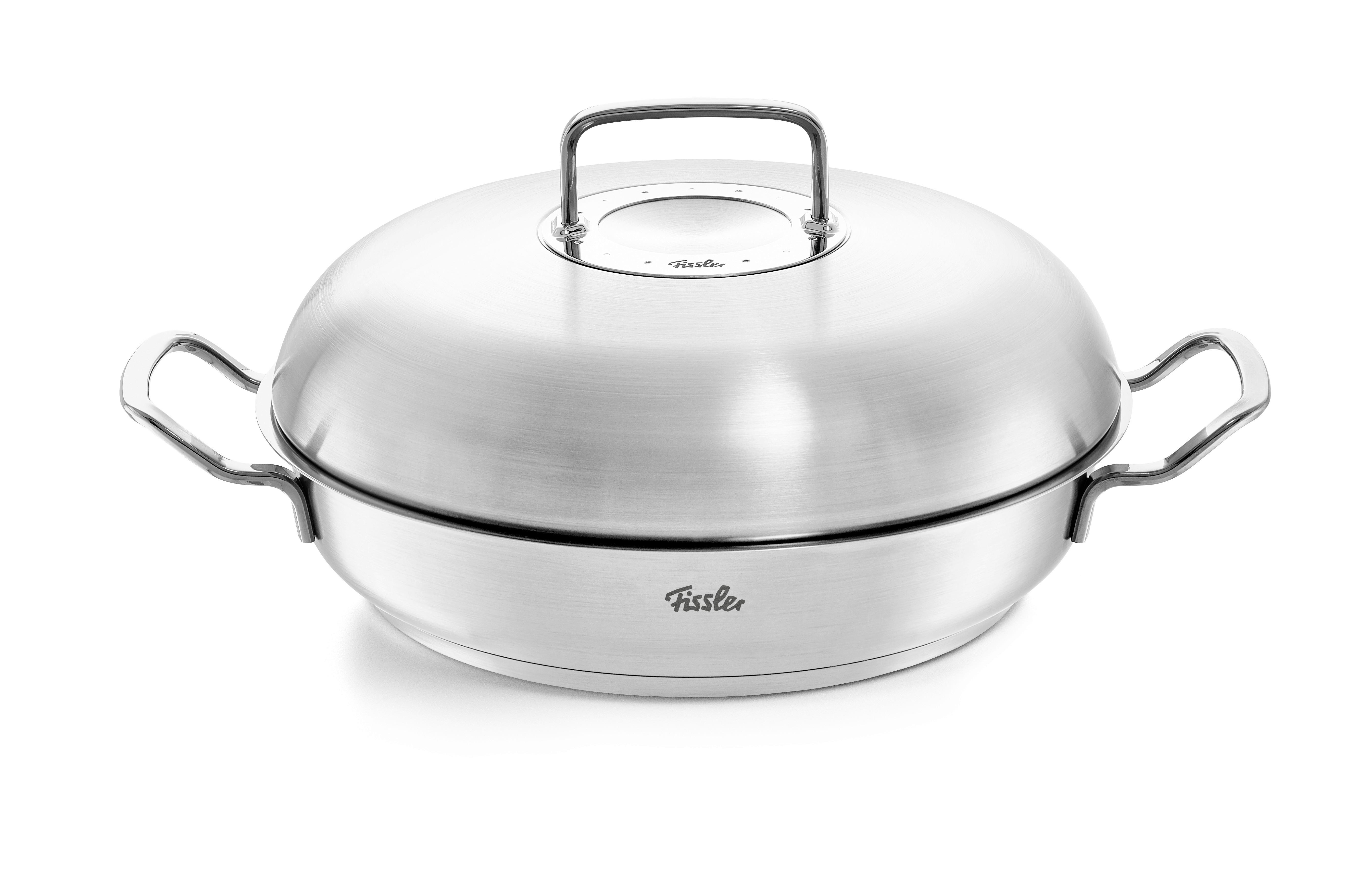 PATELNIA DO SERWOWANIA 084-388-28-000/0 FISSLER - kolor srebrny, Basics, metal (28cm) - Fissler