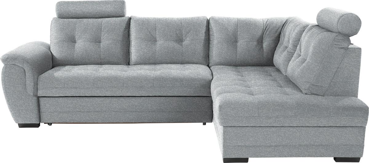 Canapea modulară Falco - gri deschis, Konventionell, textil (251/183cm) - Ondega