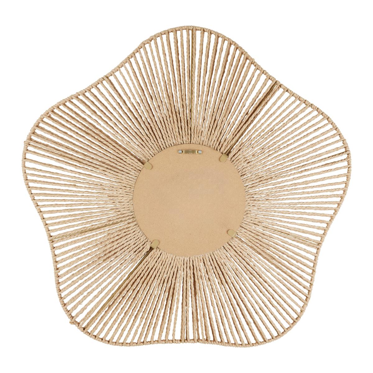 Oglindă de perete IBIZA -TREND- - maro, Romantik / Landhaus, sticlă/hârtie (66/66/12cm) - Premium Living