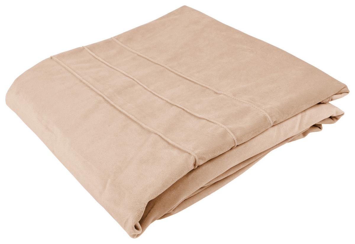 KUSCHELSET PAULINA 125 2ER-SET - Champagner, Konventionell, Textil (130/170/17cm)