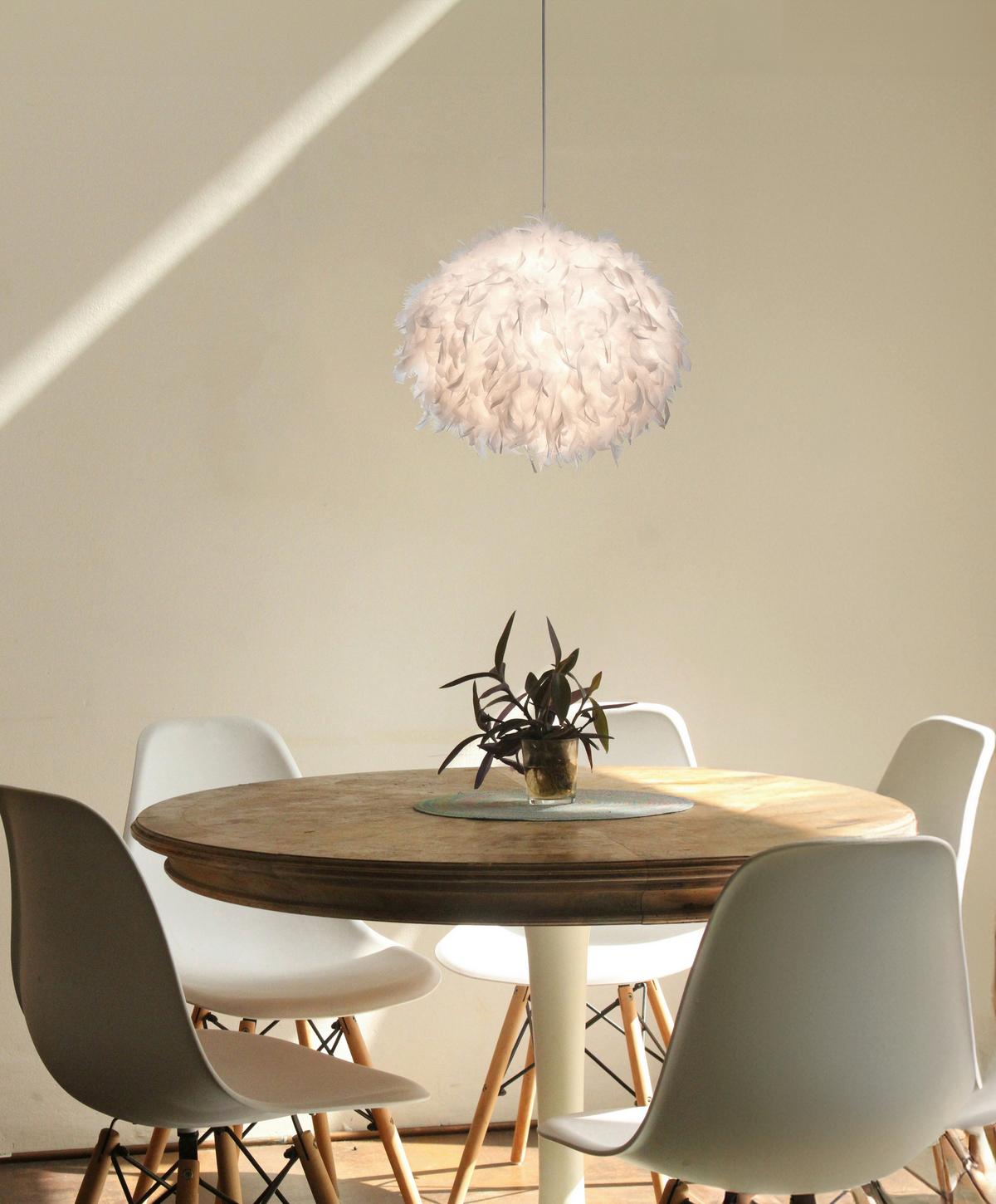 Viseća Svjetiljka Ducky - bijela, Konvencionalno, metal/tekstil (60/150cm)