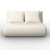 SCHLAFSOFA MACY - Weiß, MODERN, Textil/Metall (141/68/87cm) - Bessagi Home
