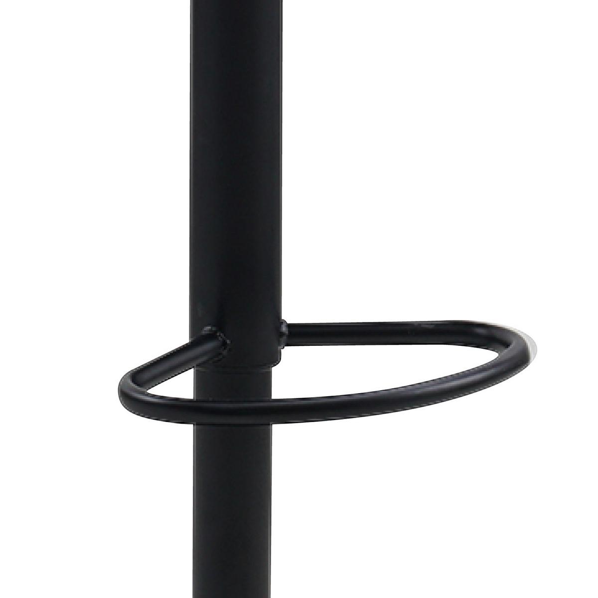 Barhocker-Set Ezra ca. 49x87 cm 2er-Set Anthrazit - Anthrazit/Schwarz, LIFESTYLE, Textil/Metall (49/87/43cm) - MID.YOU