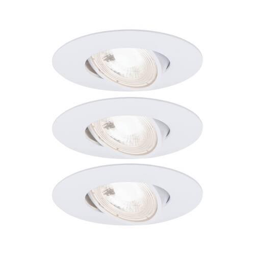 Deckenleuchte EBL Set in Weiß max. 6 Watt - Weiß, Basics, Kunststoff (8,2cm) - Paulmann