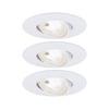 Deckenleuchte EBL Set in Weiß max. 6 Watt - Weiß, Basics, Kunststoff (8,2cm) - Paulmann