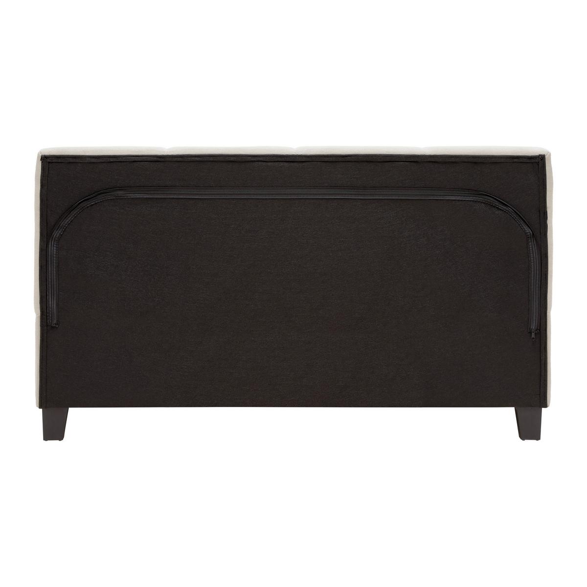 Polsterbett Crazy Beige ca. 140x200cm - Beige/Schwarz, MODERN, Holz/Kunststoff (140/200cm) - Based