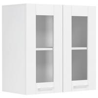 ARMOIRE HAUTE DE CUISINE COLURA - blanc, Trend, verre/matière synthétique (80/60/31cm) - MID.YOU