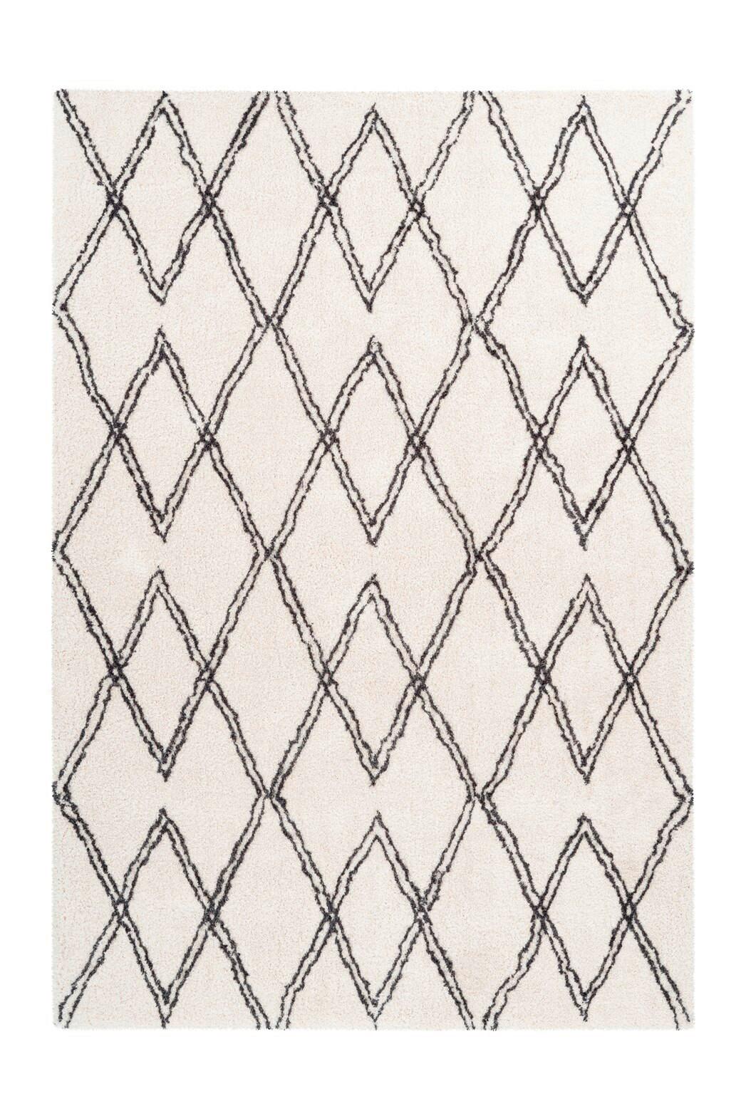 HOCHFLORTEPPICH ORLANDO 325 ELFENBEIN - Creme, Konventionell, Textil (120/170cm) - Kayoom