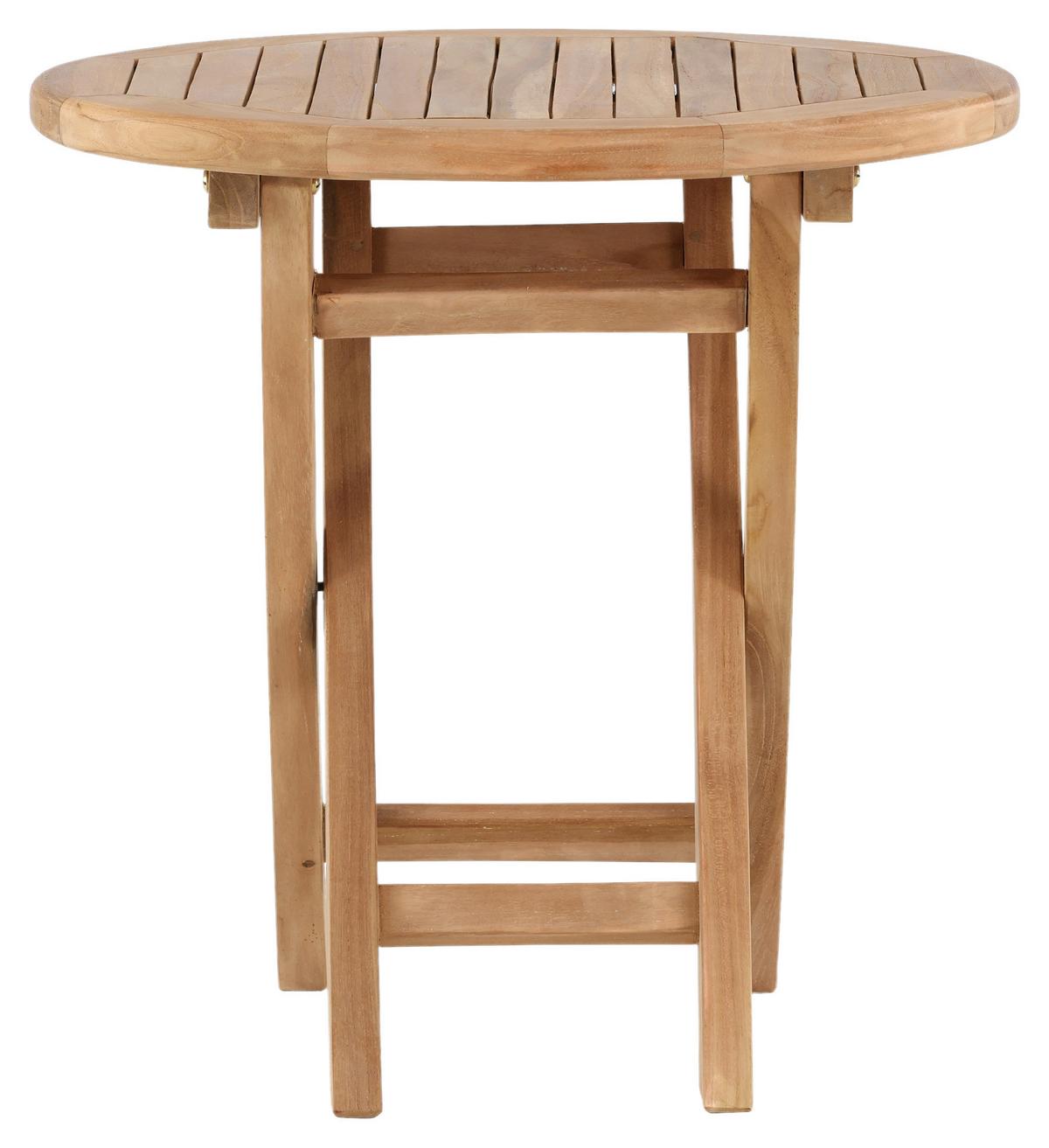 Gartenbeistelltisch Kenya ca. 50x50 cm Teak massiv - Teakfarben, KONVENTIONELL, Holz (50/50/50cm) - Gardenson