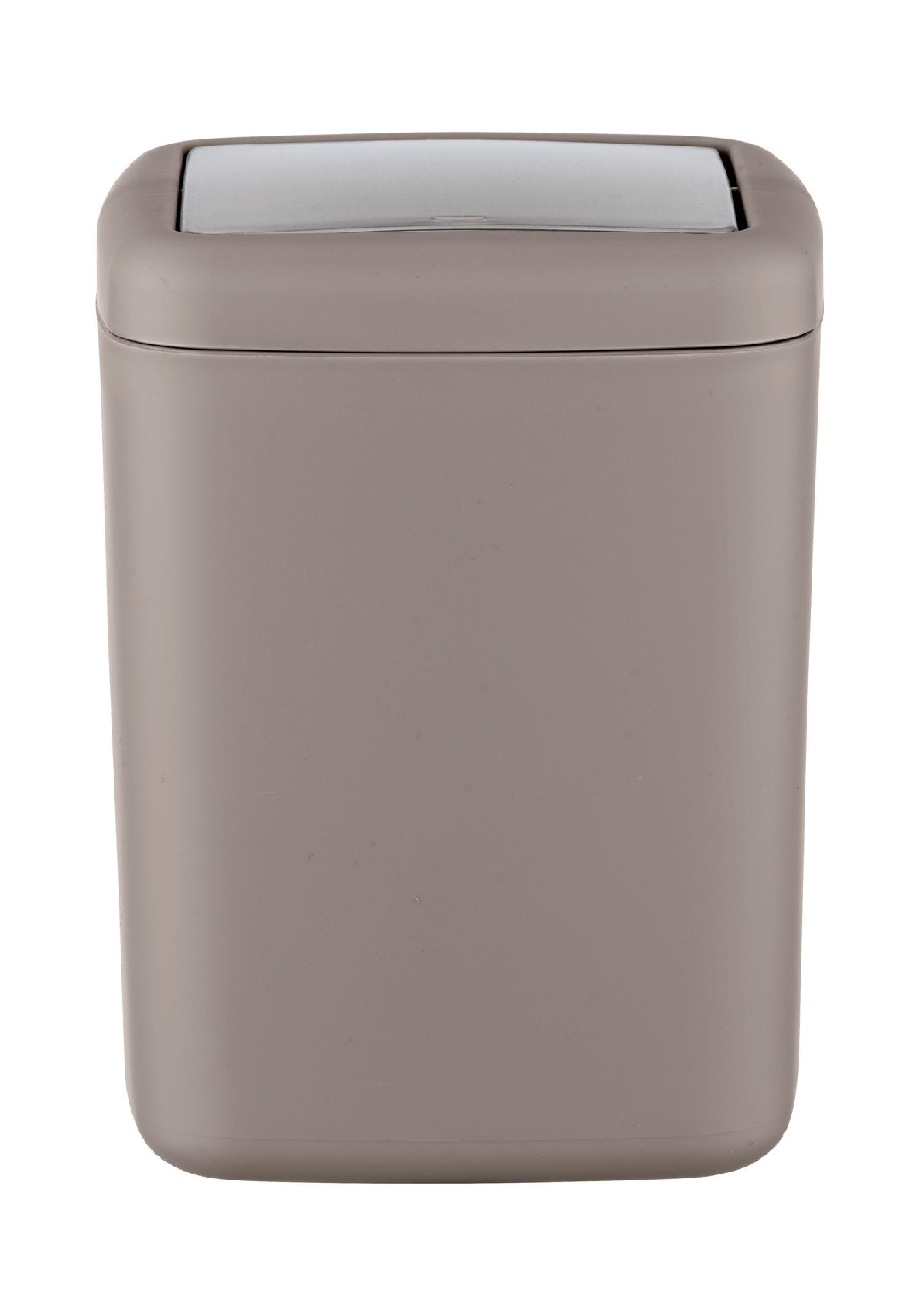 Coș de gunoi pentru cosmetice Barcelona - taupe, Modern, plastic (15/20/15cm) - Wenko