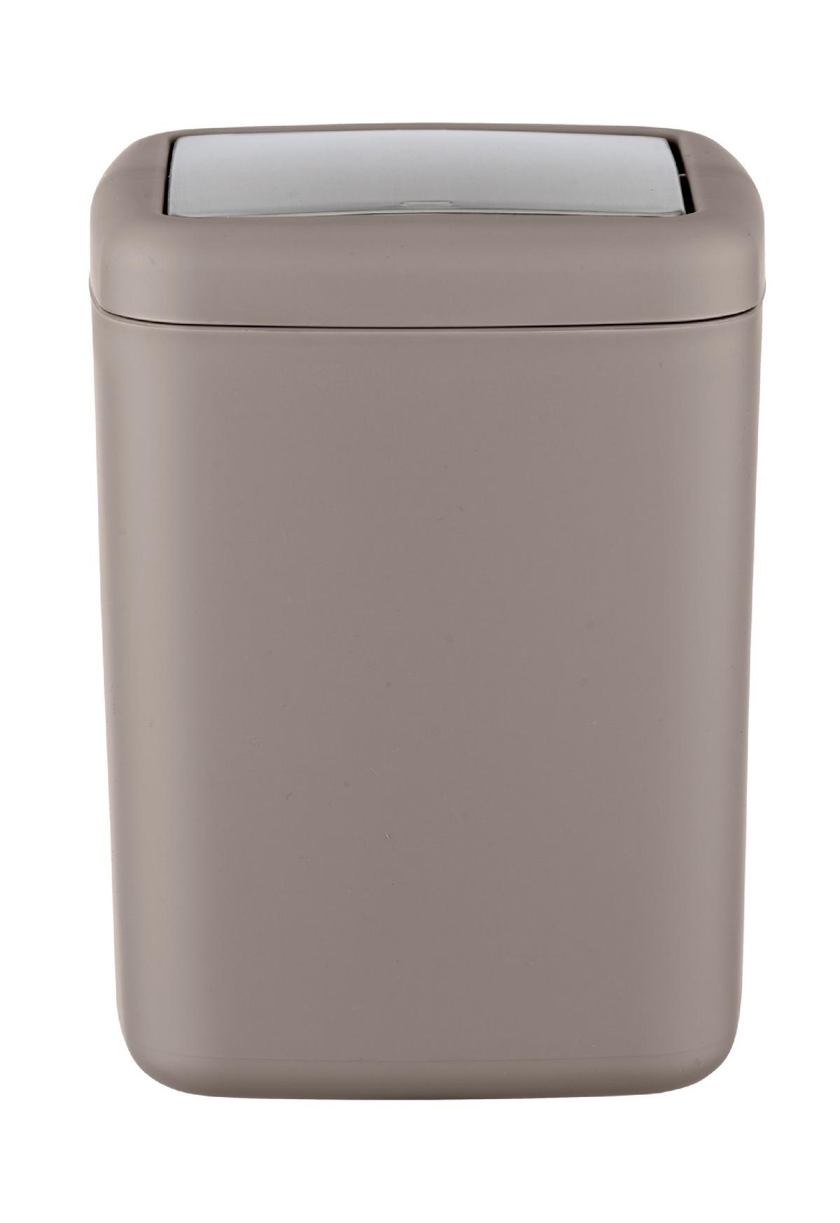 Coș de gunoi pentru cosmetice Barcelona - taupe, Modern, plastic (15/20/15cm) - Wenko