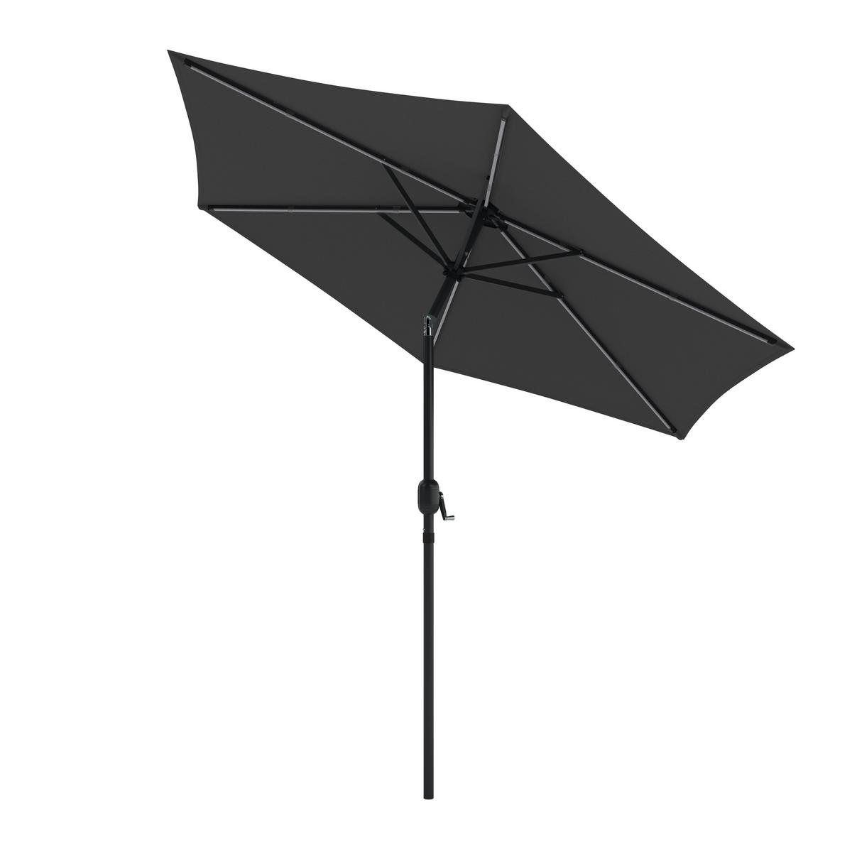 PARASOL PRZECIWSŁONECZNY MERIA - ciemnoszary, Modern, metal/tkanina - Ambia Garden