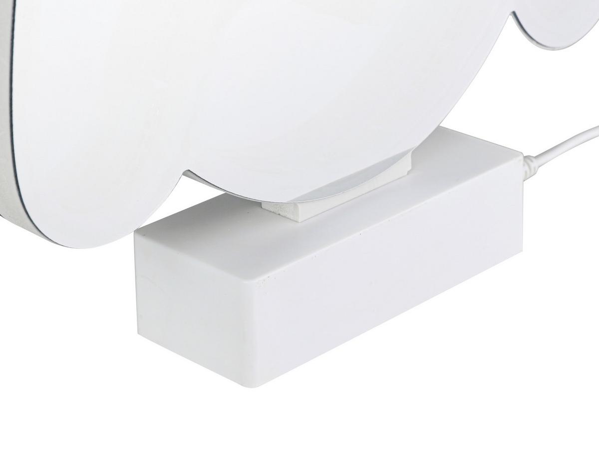 Led Svjetiljka Dekorativna Frani - bijela/boje kroma, Moderno, plastika (22,9/4,6/25,3cm) - Mömax