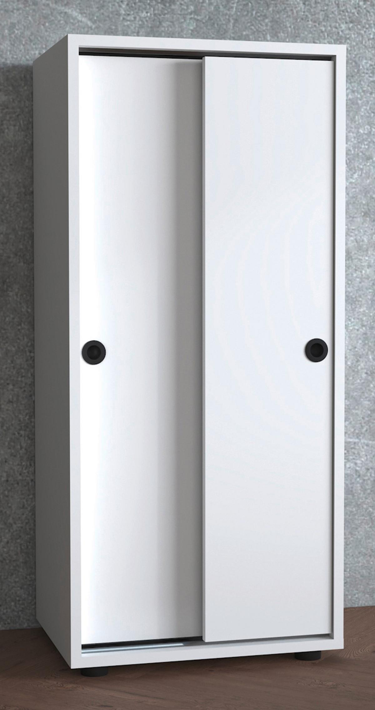 Arhivska Omara Ulas, Bela - bela, Design, leseni material (49/109/38cm) - MID.YOU