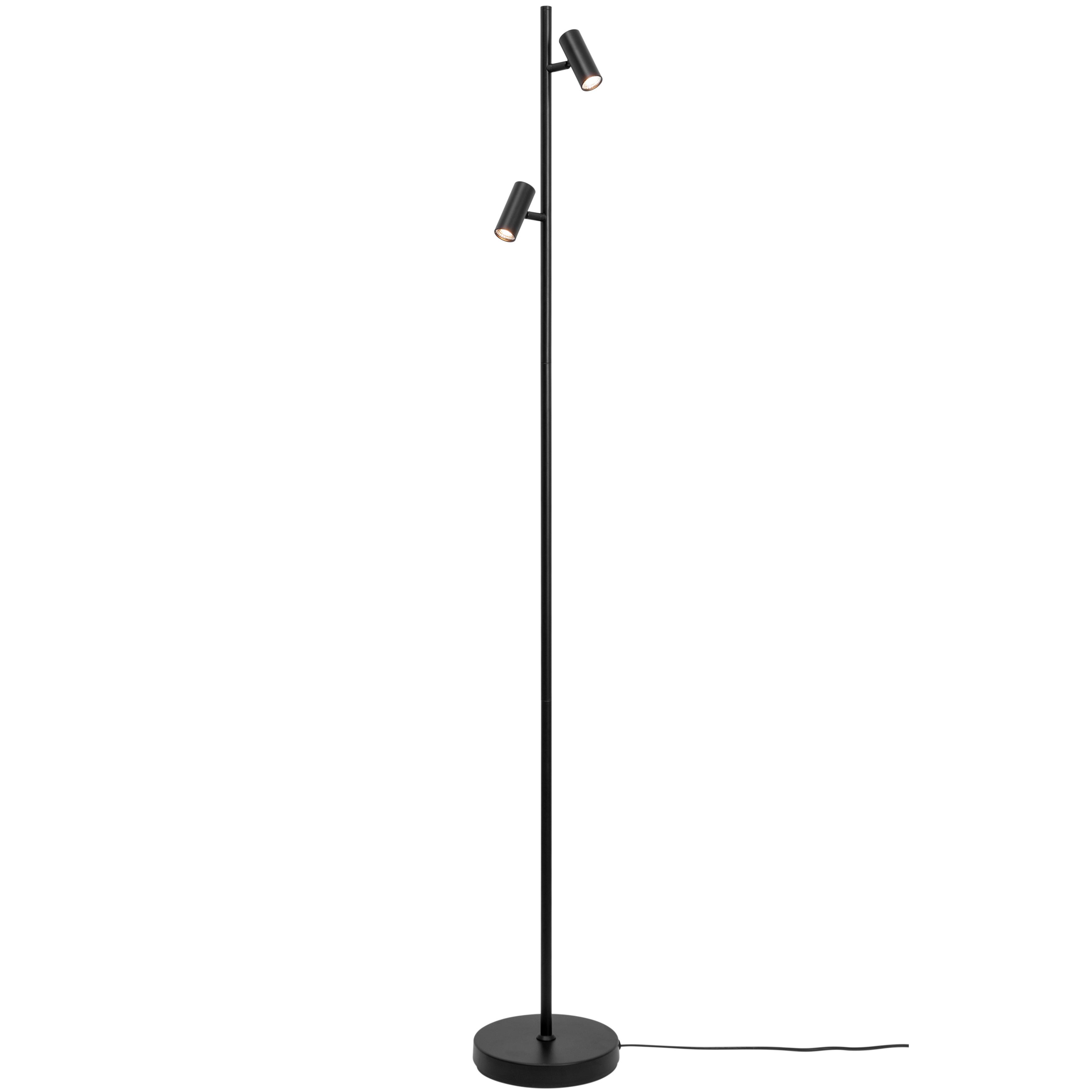 LAMPA STOJĄCA LED 2112254003 OMARI STL SCHWARZ - czarny, Design, metal (141cm) - Nordlux