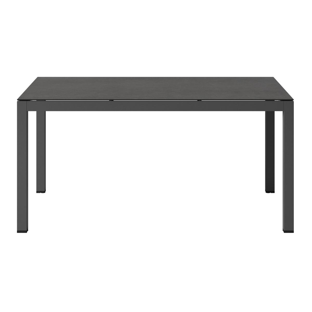 Lounge Garnitura Lecce, Rjava, Antracit, 4-Delno - črna/antracit, Moderno, kovina/steklo (194/255cm) - Beldano