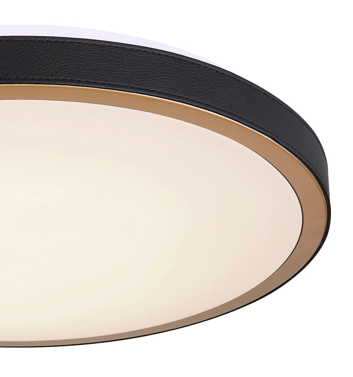 Stropna Led-svetilka Sammi, S Sijalko - črna/bela, Basics, kovina/umetna masa (42/9,5cm) - Globo