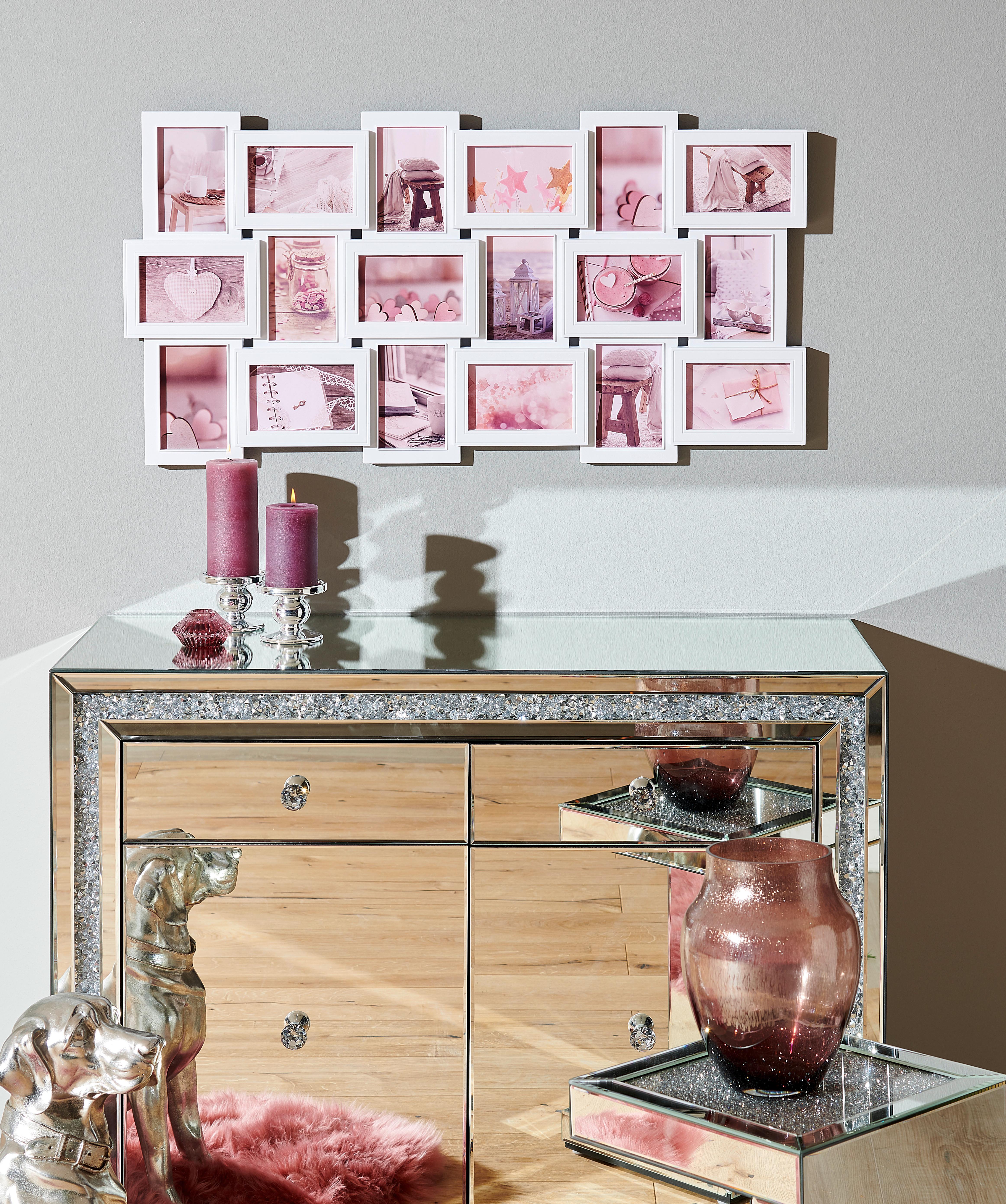 RAMKA NA ZDJĘCIA KOLAŻ 639411 - biały, Lifestyle, tworzywo sztuczne (90/47/2,5cm)