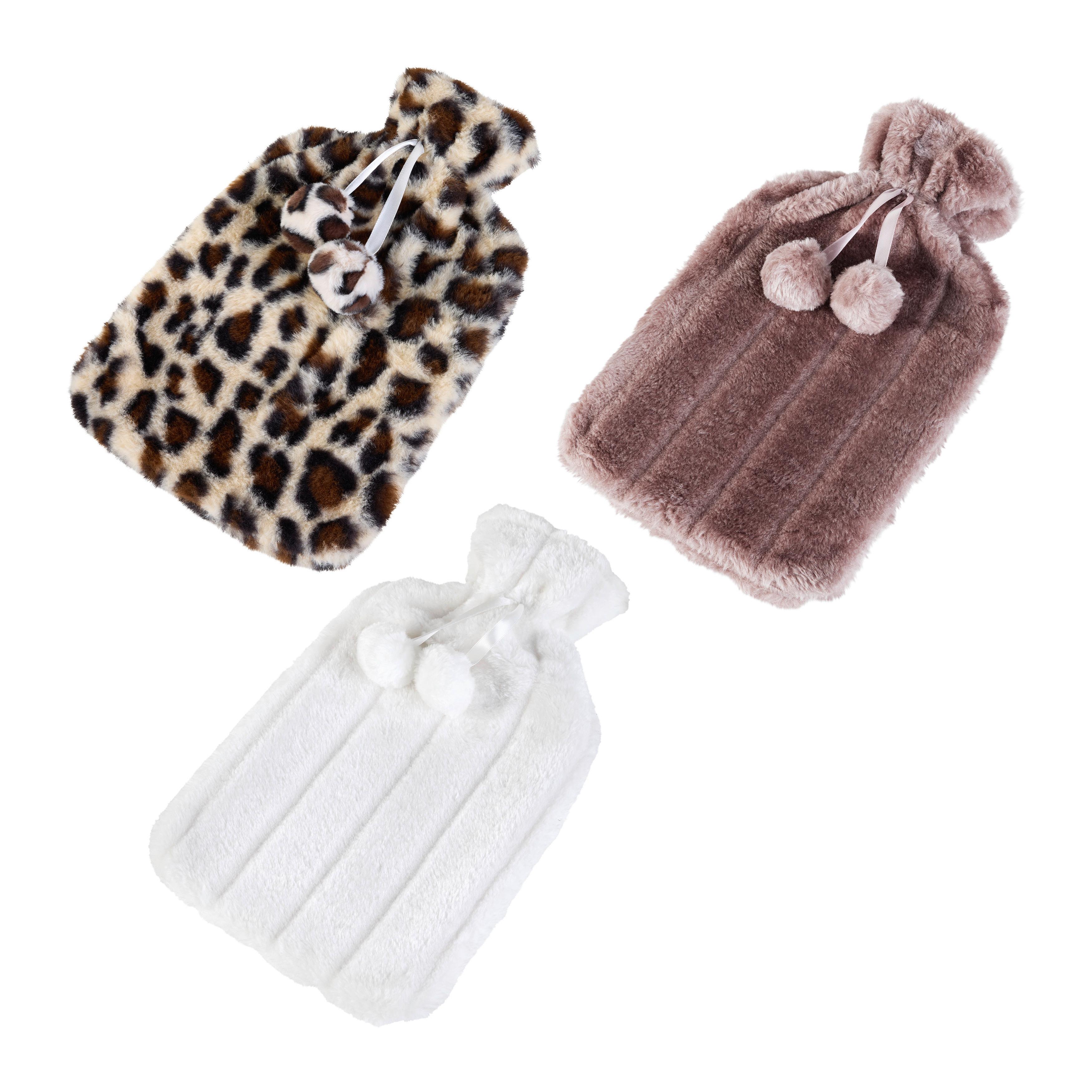 Melegvizes Palack Sophie - natúr színű/barna, műanyag/textil (2l) - Mömax