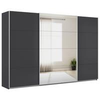 DULAP USI CULISANTE FELDKIRCH - argintiu/antracit, Modern, material pe bază de lemn (315/210/62cm)