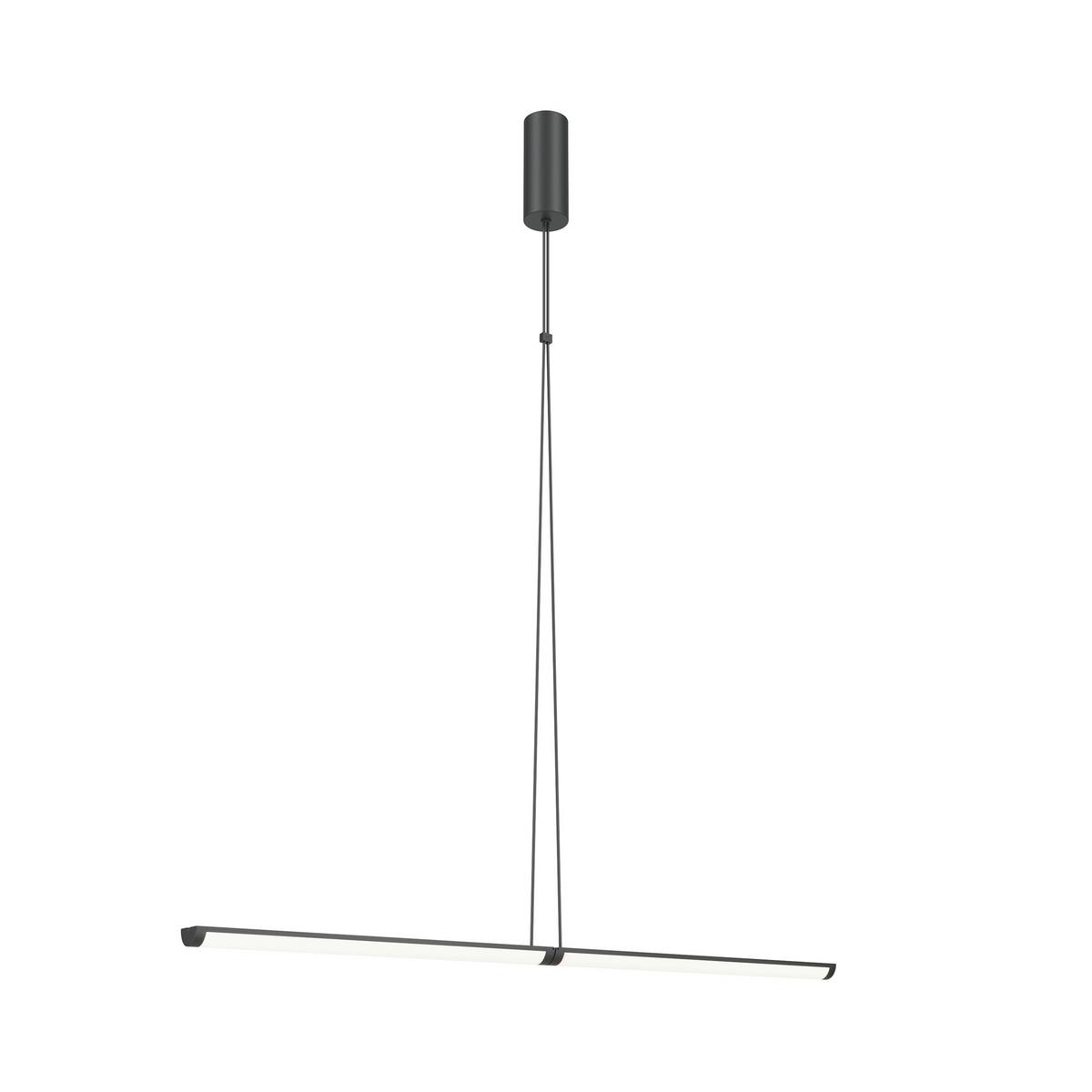 Pendelleuchte Supersymmetry Schwarz max. 18 Watt - Schwarz, Trend, Kunststoff/Metall (88,6/4/2cm) - MAYTONI