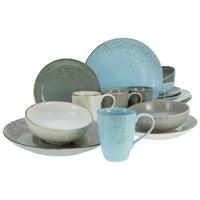Kombinirani Servis Skandinavien, 16-Delni - večbarvno, Trend, keramika - Creatable