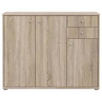 Komoda Tempra 2, Barva Hrasta - barve hrasta/hrast sonoma, Basics, umetna masa/leseni material (108,8/85,5/34,8cm) - Mömax