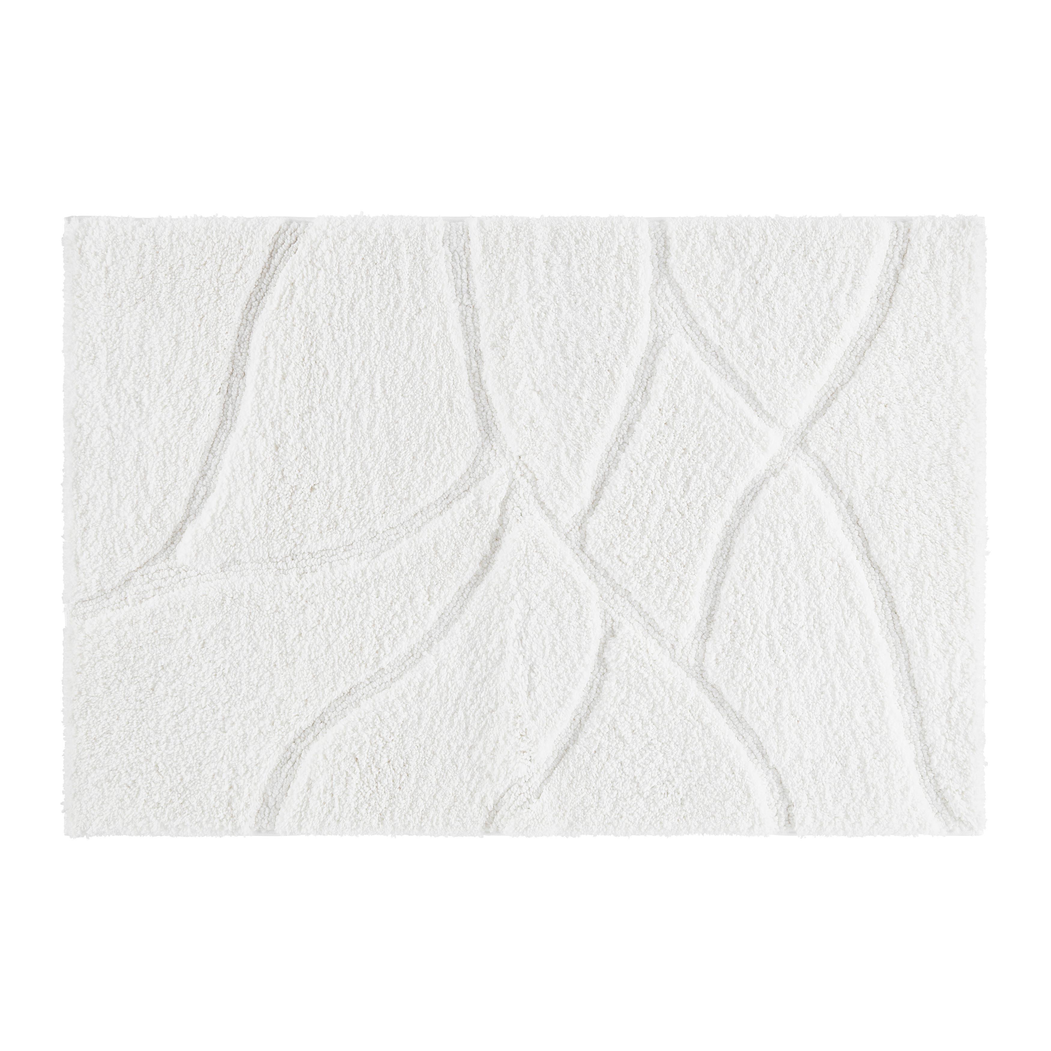 Badematte Leave Naturfarben ca. 60x90cm - Naturfarben, MODERN, Textil (60/90cm) - Modern Living