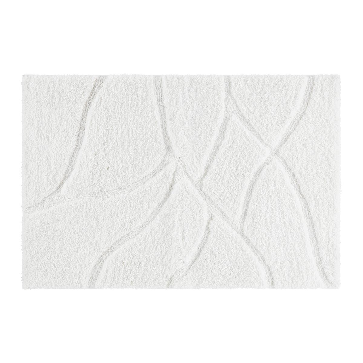 Badematte Leave Naturfarben ca. 60x90cm - Naturfarben, MODERN, Textil (60/90cm) - Modern Living