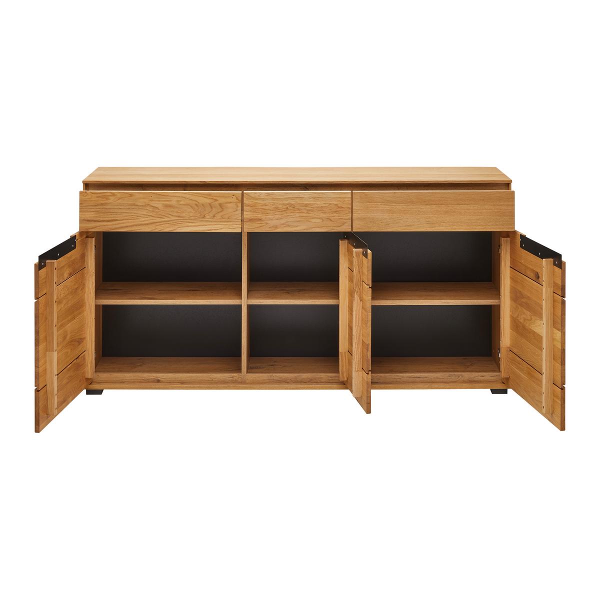 Sideboard Lola Wildeiche - LIFESTYLE, Holz/Kunststoff (162,5/82,5/40,5cm) - ecoTree