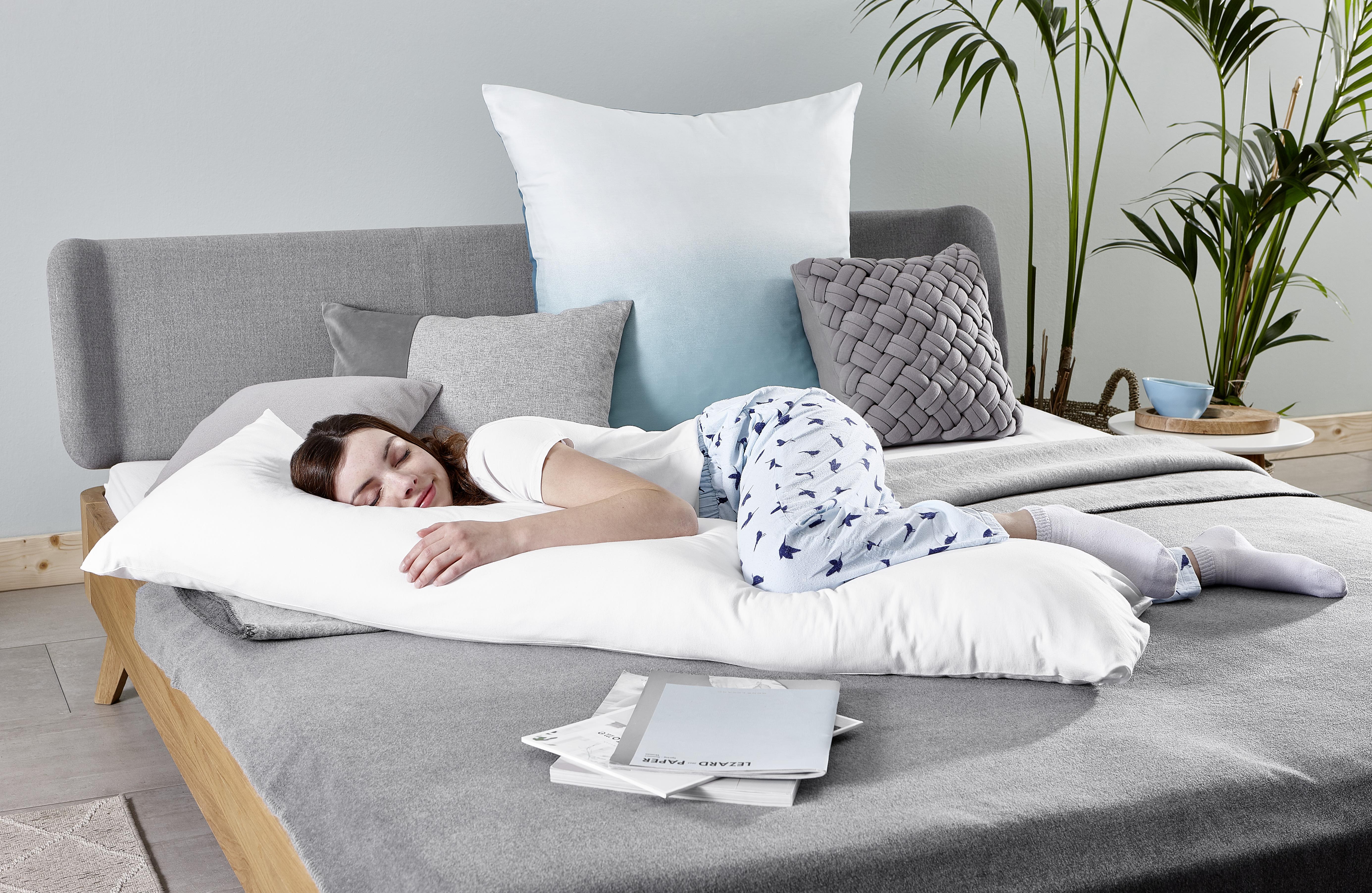 PODUSZKA DLA ŚPIĄCYCH NA BOKU DALLAS - biały, Basics, tkanina (40/140cm) - Sleeptex