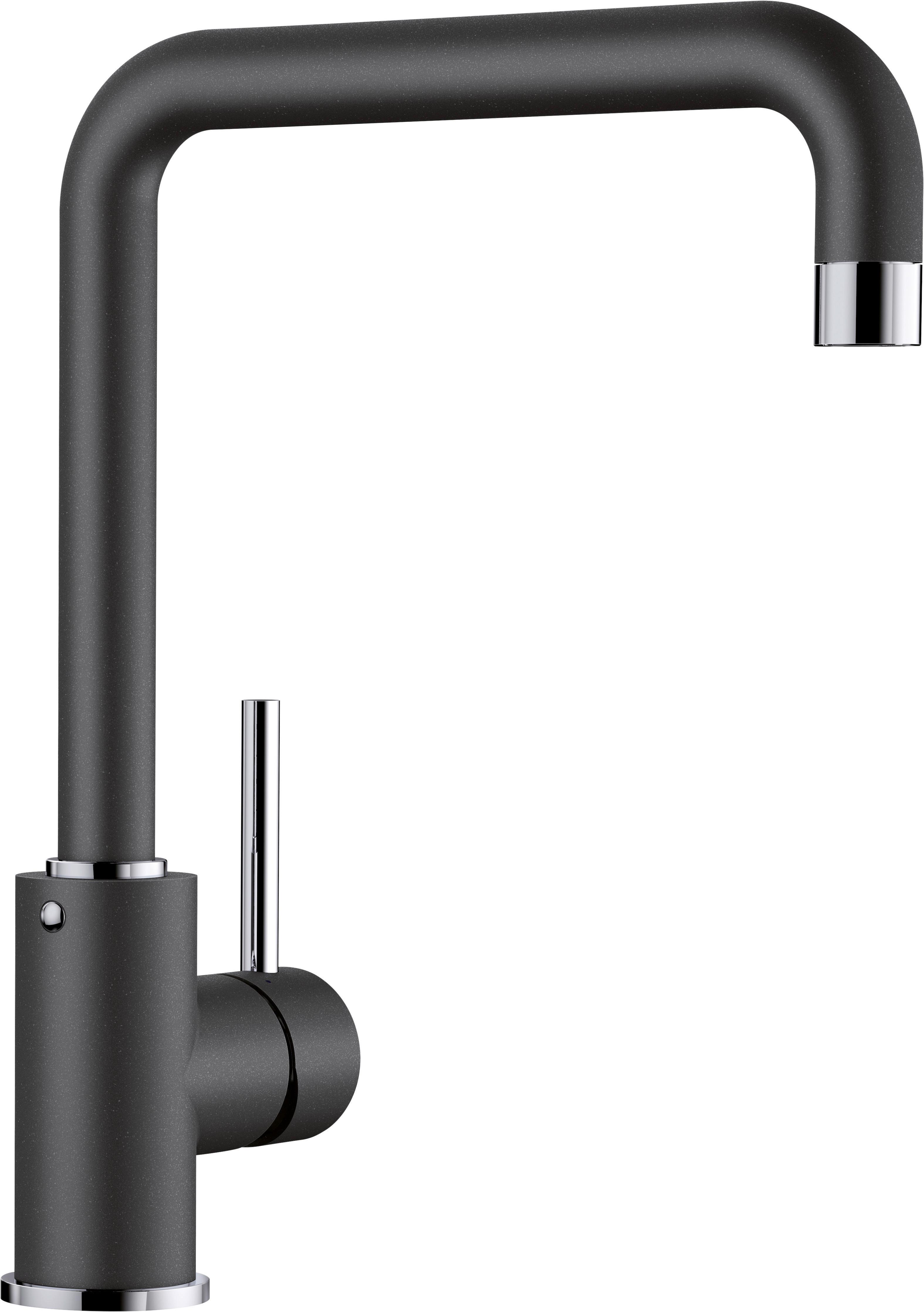 Küchenarmatur 523103 in Anthrazit - Anthrazit, Trend, Naturmaterialien (31cm) - Blanco