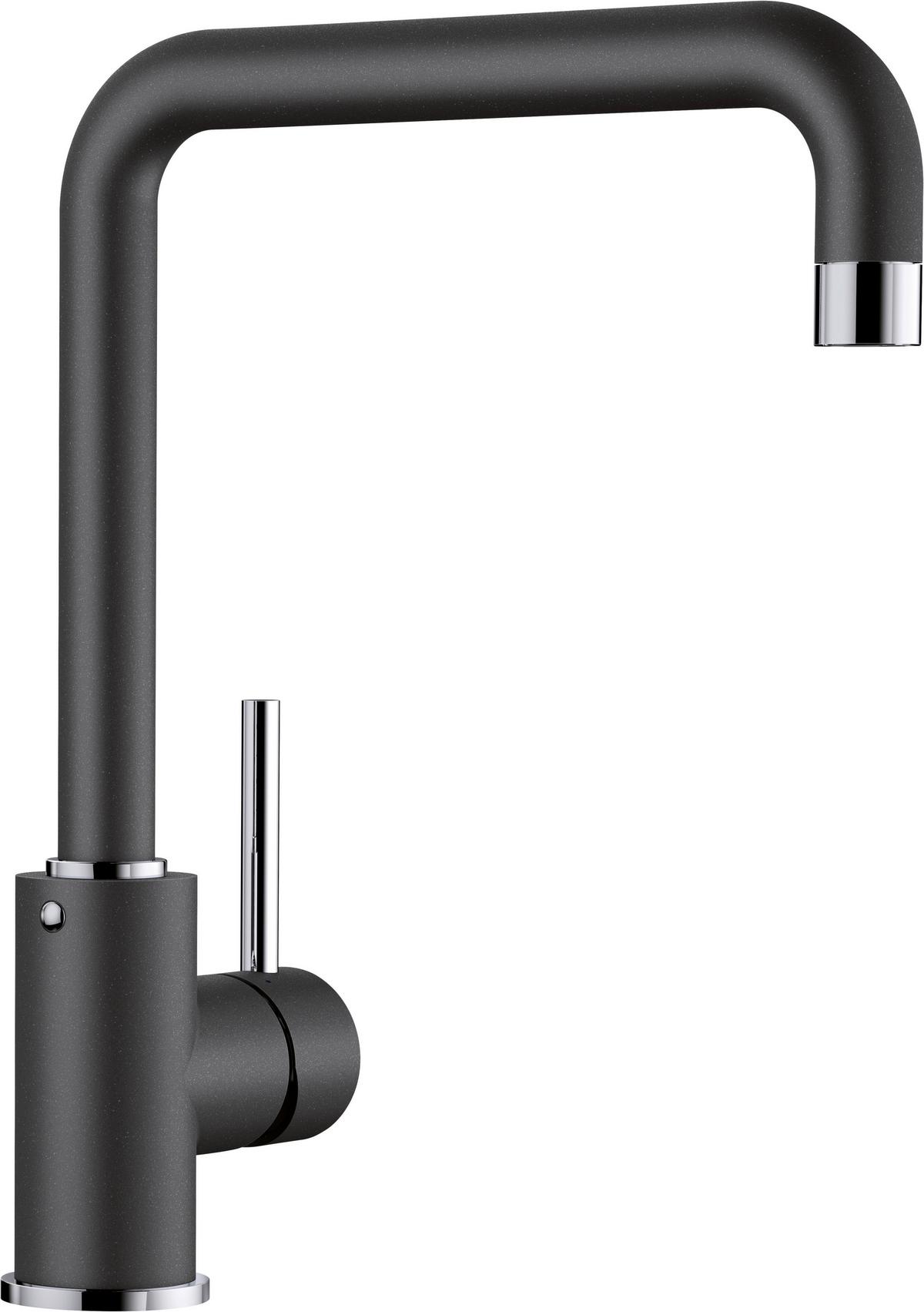 Küchenarmatur 523103 in Anthrazit - Anthrazit, Trend, Naturmaterialien (31cm) - Blanco