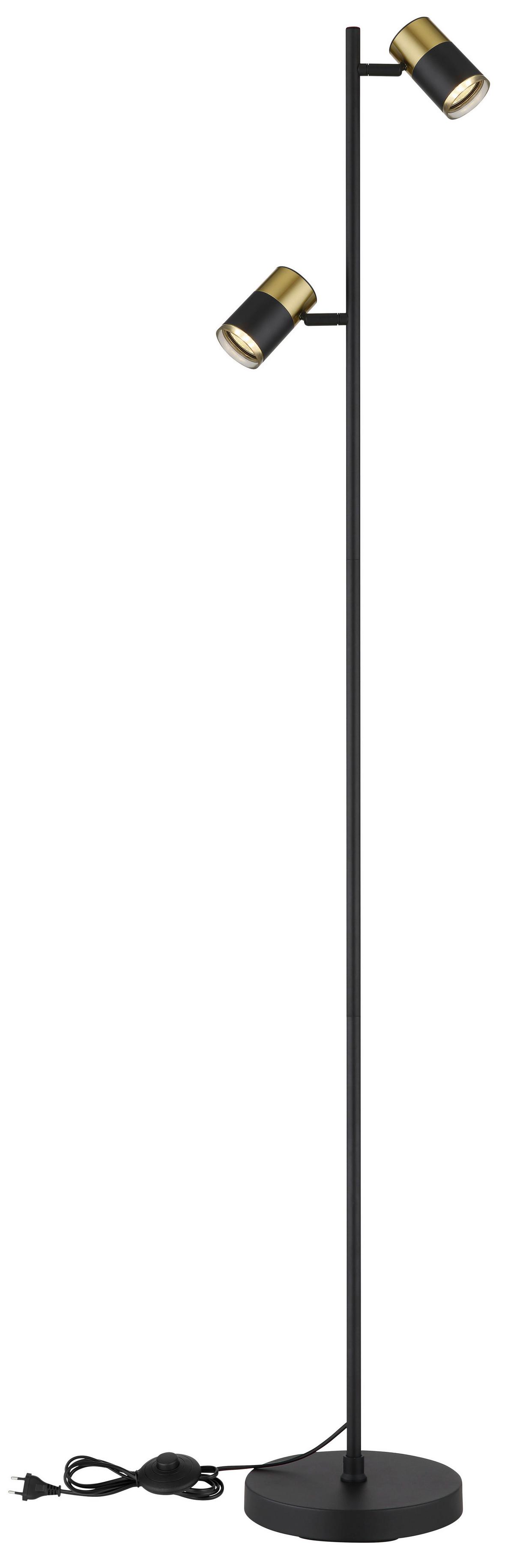 Stehleuchte Brisbon Schwarz max. 5 Watt - Design (21,5/23/154cm) - Globo