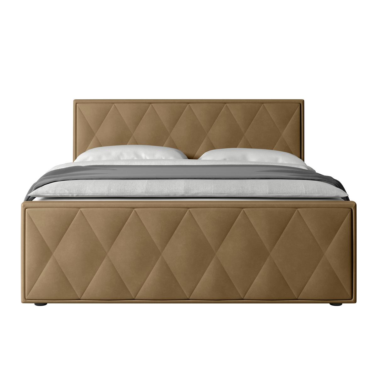 Boxspringbett Porto ca. 180x200 cm Beige - Beige, MODERN, Holz/Kunststoff (180/200cm) - MID.YOU