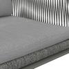 TRÄDGÅRDSSTOLAR SET PEPE - grå/svart, Modern, metall/plast (55/83/62cm) - Bessagi Garden