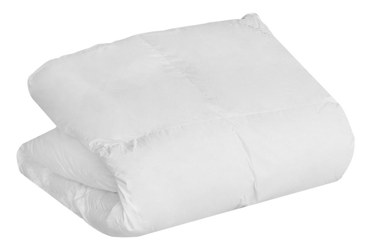 Kassettenduvet Premium Weiss ca. 160x210cm - Weiss, Textil (160/210cm) - Premium Living