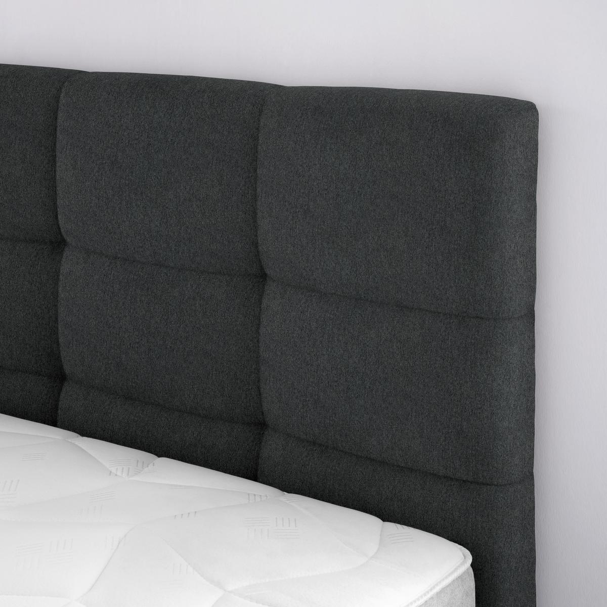 Box Krevet Oviedo - antracit, Konvencionalno, tekstil/metal (160/200cm) - Based