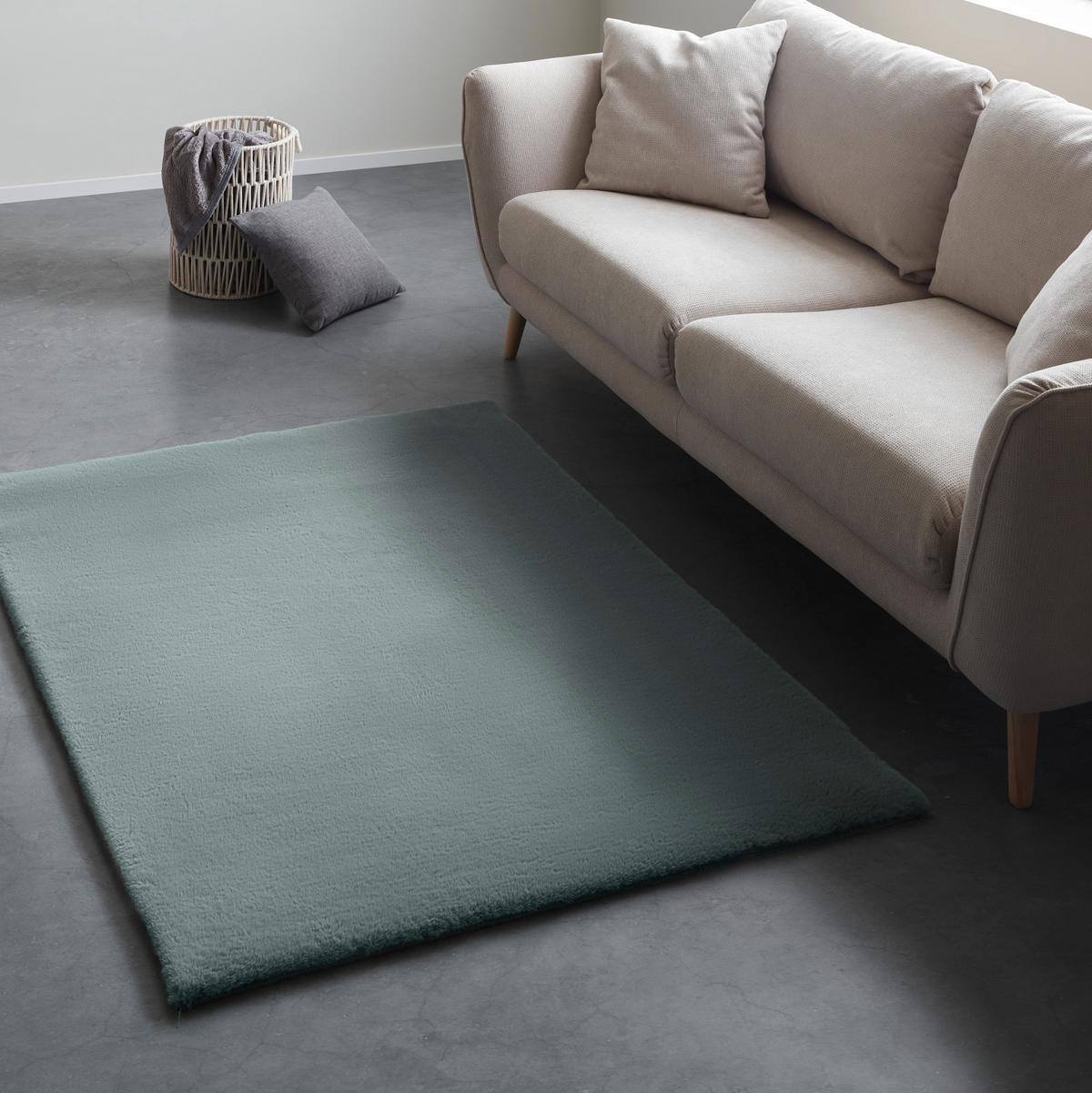 Kunstfell Caroline 2 in Grün ca. 120x160cm - Grün (120/160cm) - Mömax