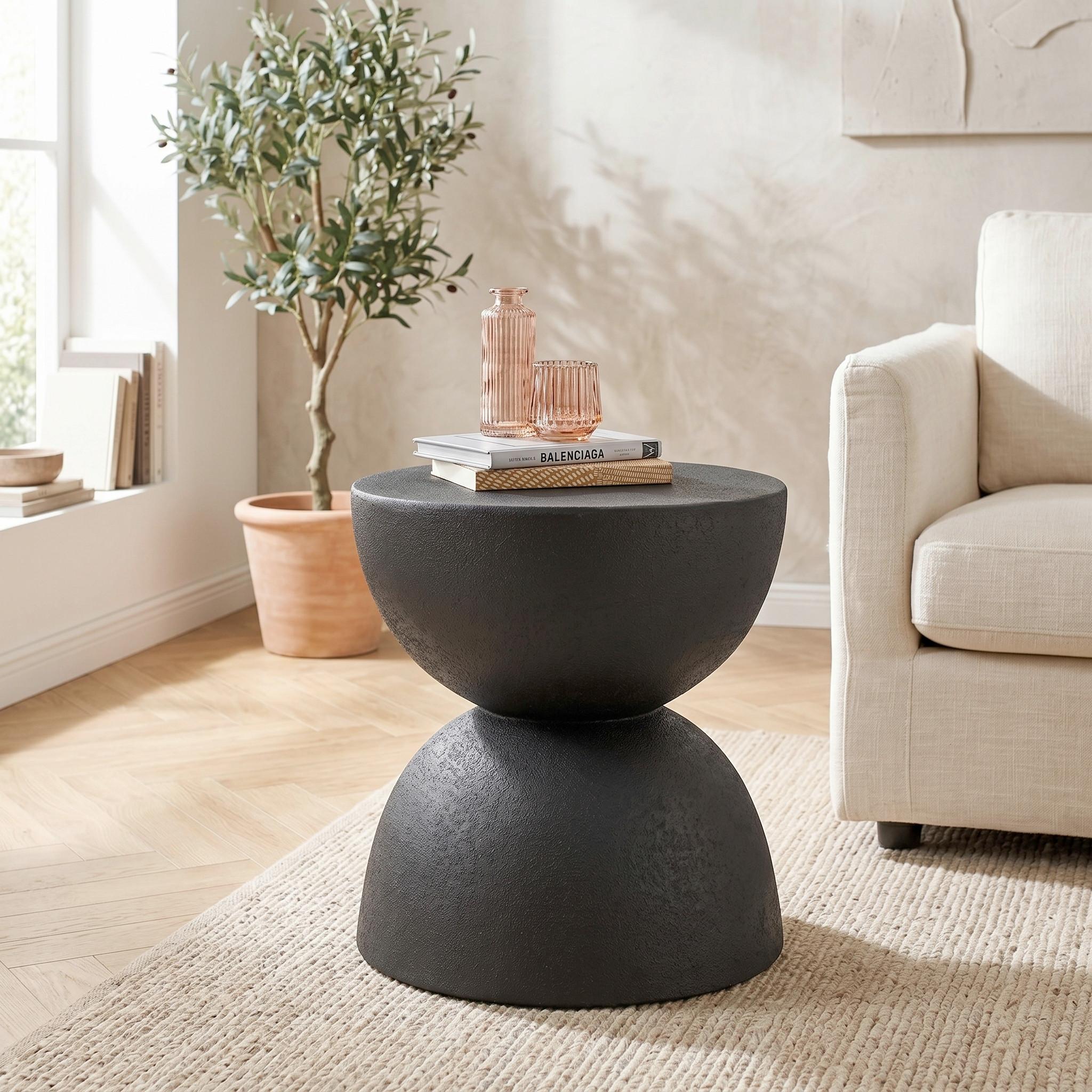 SIDOBORD TONDO -TREND- - svart, Lifestyle (40/41cm) - Premium Living